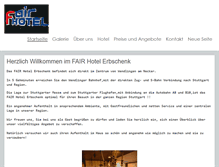 Tablet Screenshot of fair-hotel.com